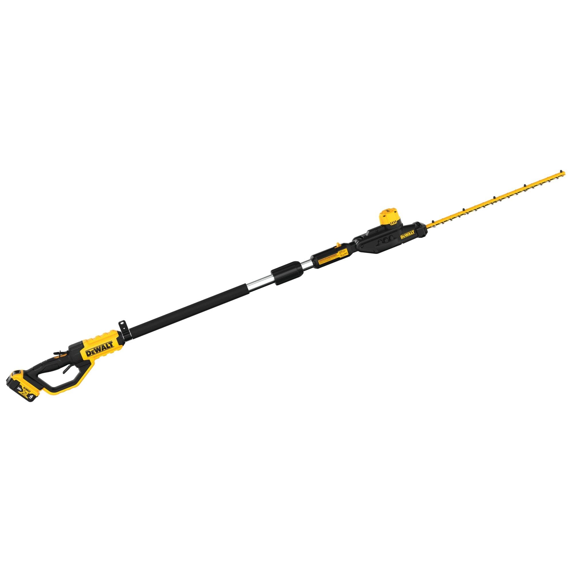 dewalt-20v-max-22-cordless-pole-hedge-trimmer-kit-1.jpg: DeWalt 20V MAX 22-inch cordless pole hedge trimmer kit