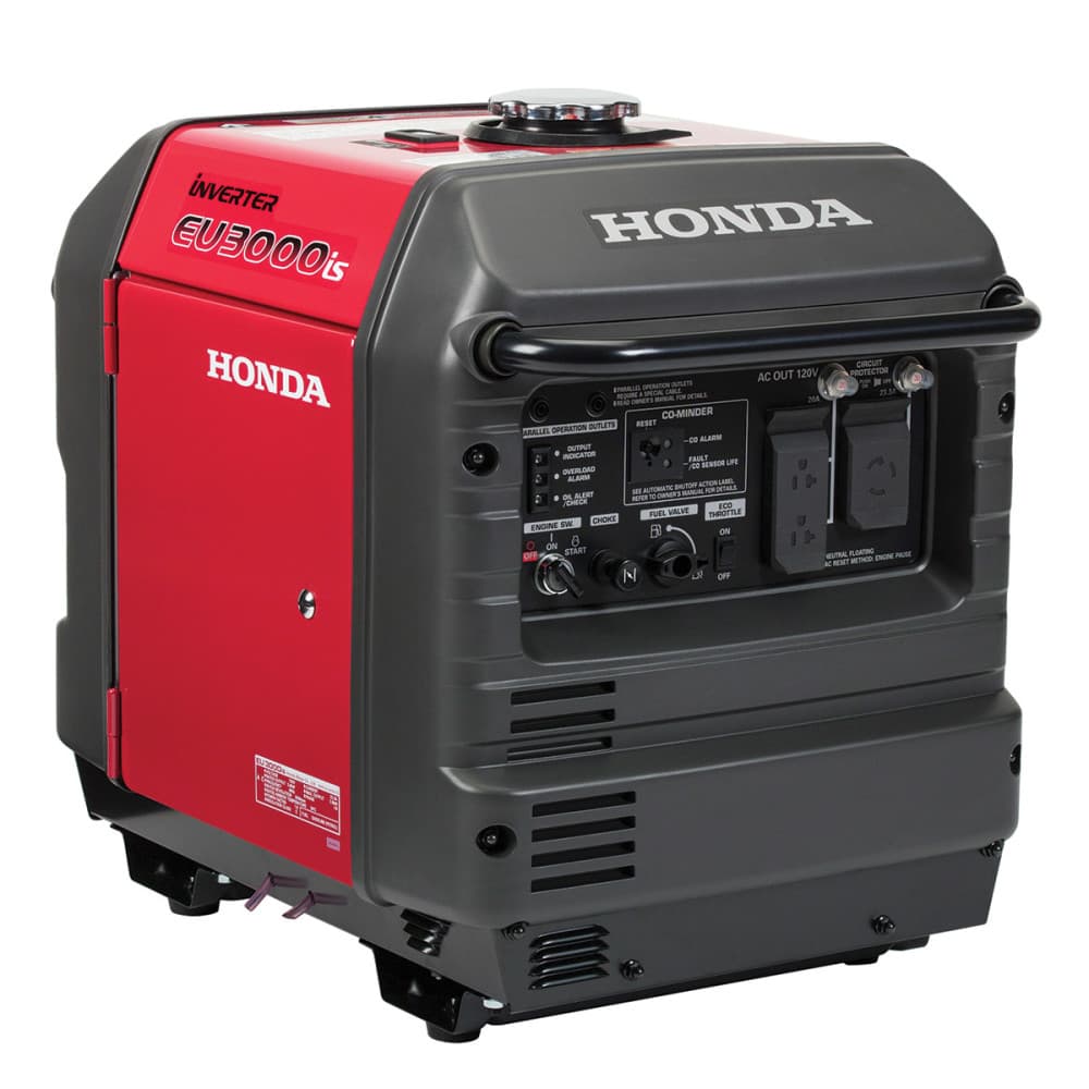 Honda EU3000iS 3000W Super Quiet Inverter Generator with CO-Minder