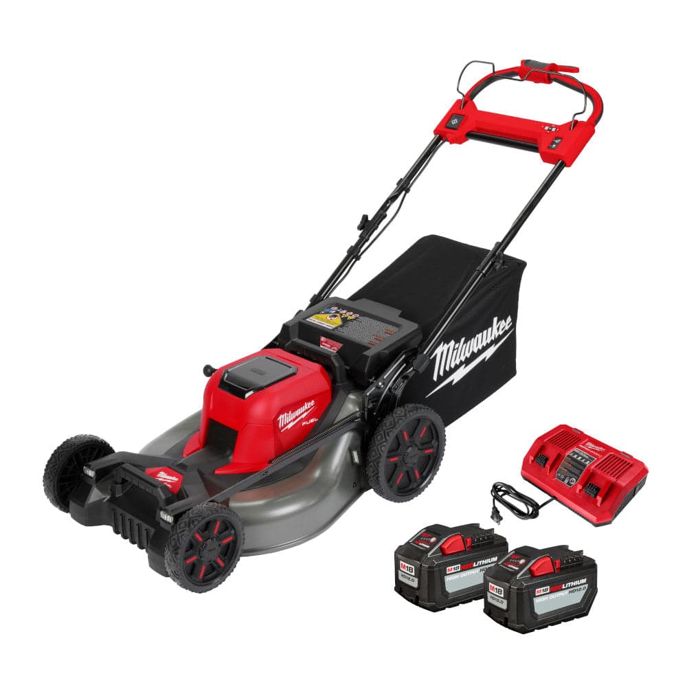 milwaukee-m18-fuel-21-self-propelled-dual-battery-lawn-mower-kit-1.jpg: Milwaukee M18 FUEL 21-inch cordless self-propelled lawn mower with dual batteries
