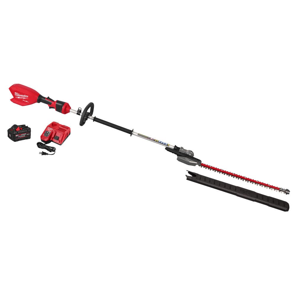 milwaukee-m18-fuel-pole-articulating-hedge-trimmer-kit-1.jpg: Milwaukee M18 FUEL pole articulating hedge trimmer kit