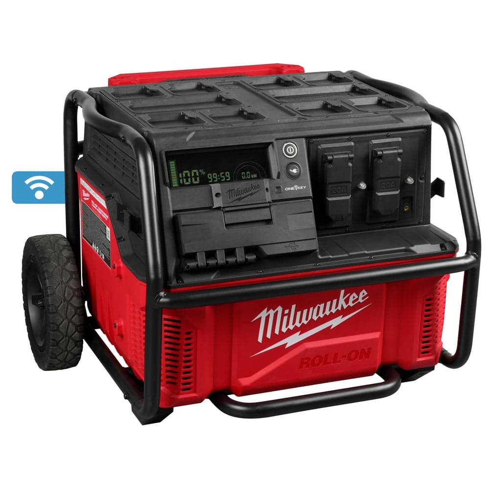 Milwaukee ROLL-ON 7200W/3600W 2.5kWh Battery Power Supply