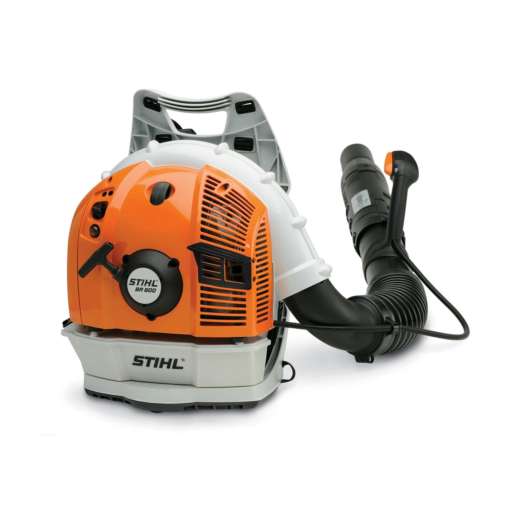 stihl-br-600-gas-powered-backpack-leaf-blower-64.8cc-1.jpg: STIHL BR 600 gas-powered backpack leaf blower on white background
