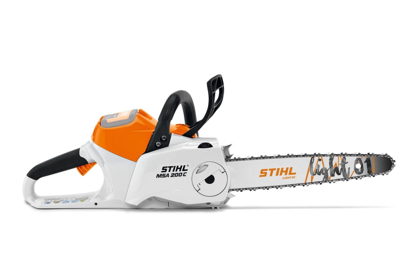 stihl-msa-200-c-bq-36v-14-cordless-chainsaw-ap-system-tool-only-1.jpg: STIHL MSA 200 C-BQ 36V cordless chainsaw powerhead, tool only, 14 inch bar