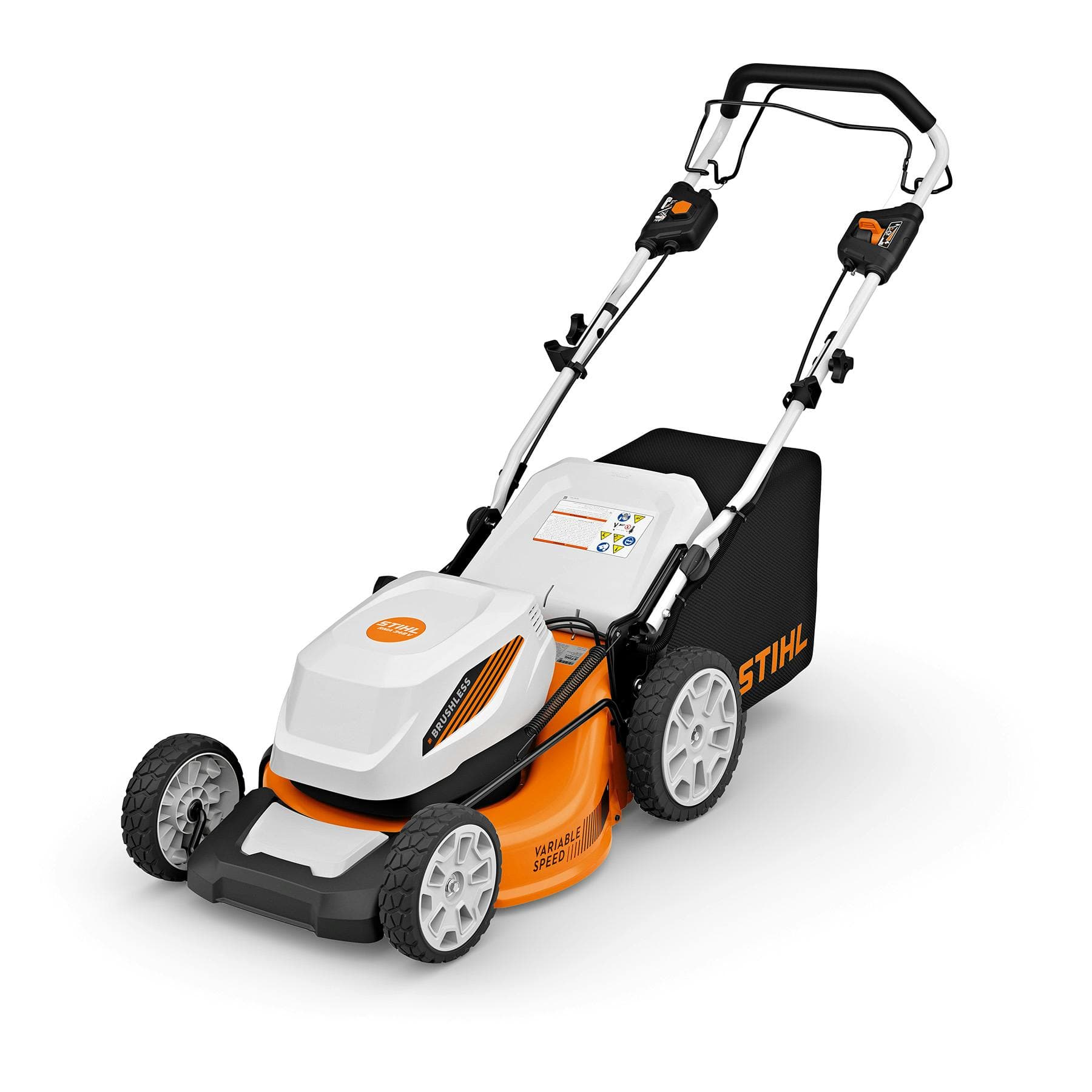 stihl-rma-348-v-self-propelled-cordless-lawn-mower-kit-1.jpg: STIHL RMA 348 V cordless self-propelled lawn mower kit with battery and charger