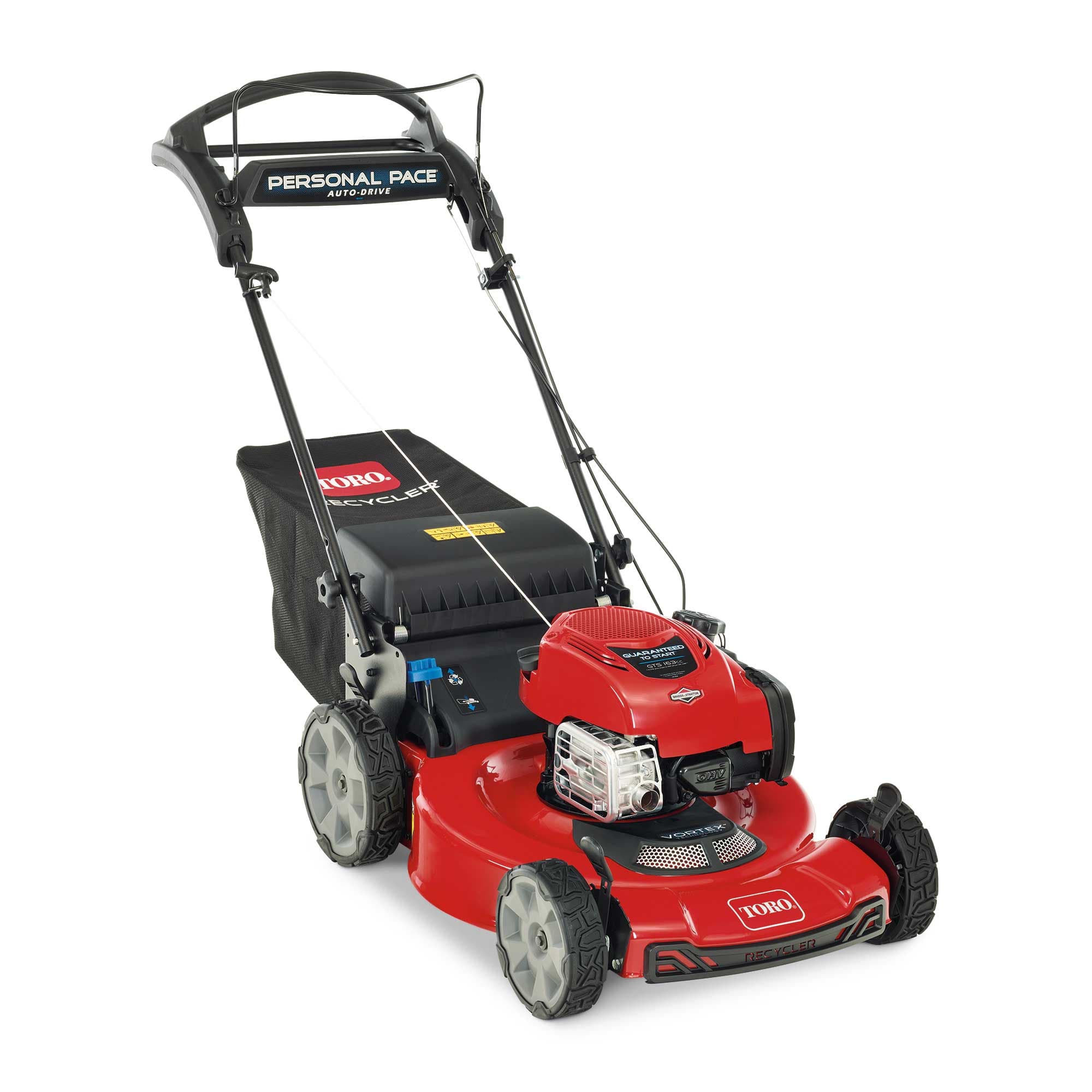 toro-22-recycler-gas-lawn-mower-with-personal-pace-auto-drive-1.jpg: Toro 22-inch Recycler gas lawn mower with Personal Pace Auto-Drive handle