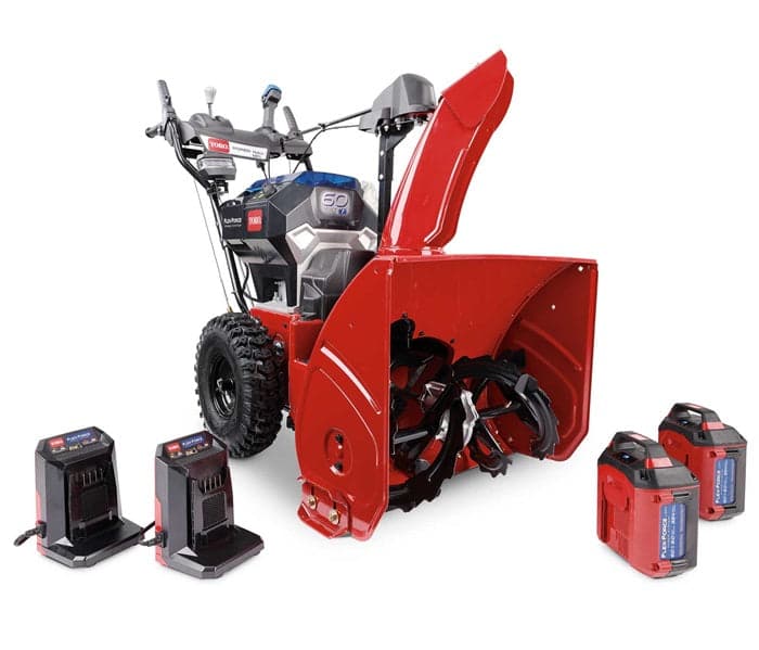 Toro 24 in. 60V Power Max e24 Two-Stage Cordless Snow Blower w/ (2) 6.0Ah Batteries