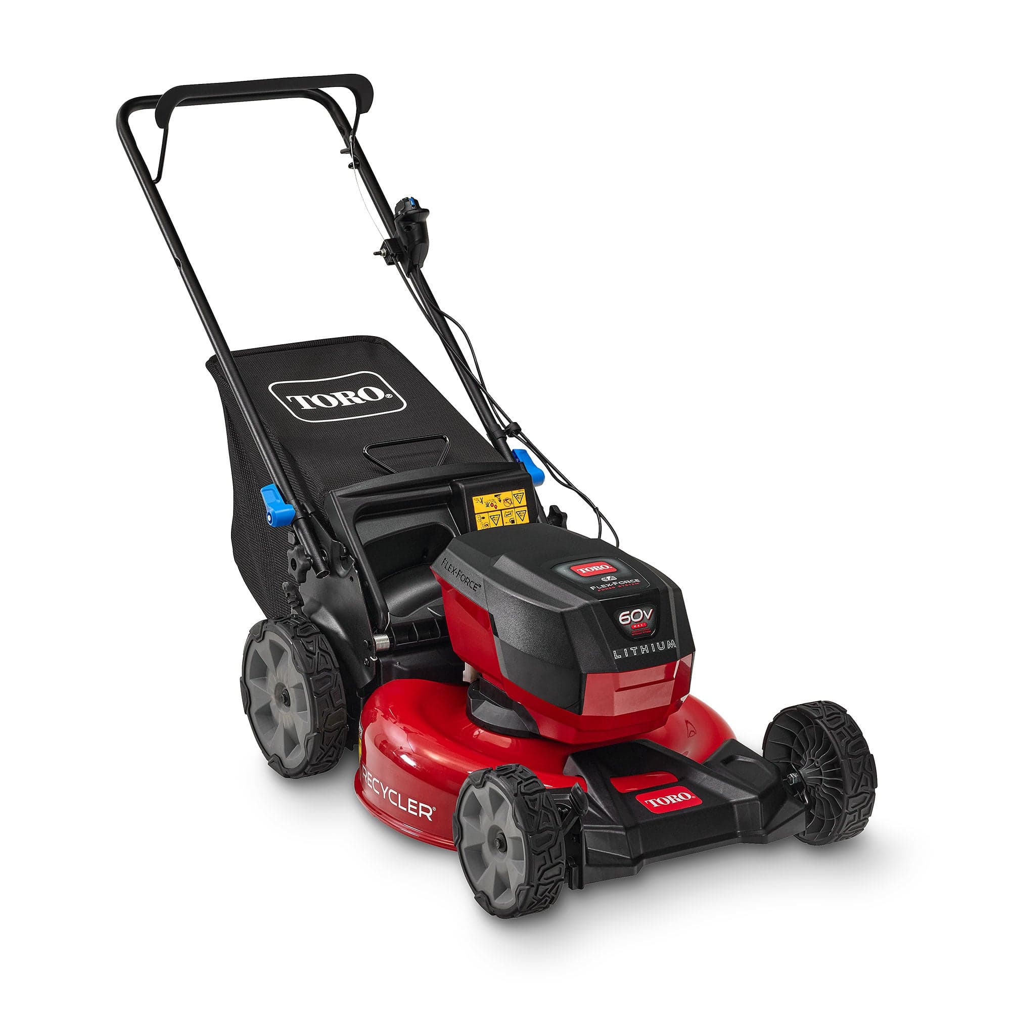 Toro 60V Max 21 in. Recycler Cordless Push Lawn Mower with SmartStow - 4.0Ah Battery